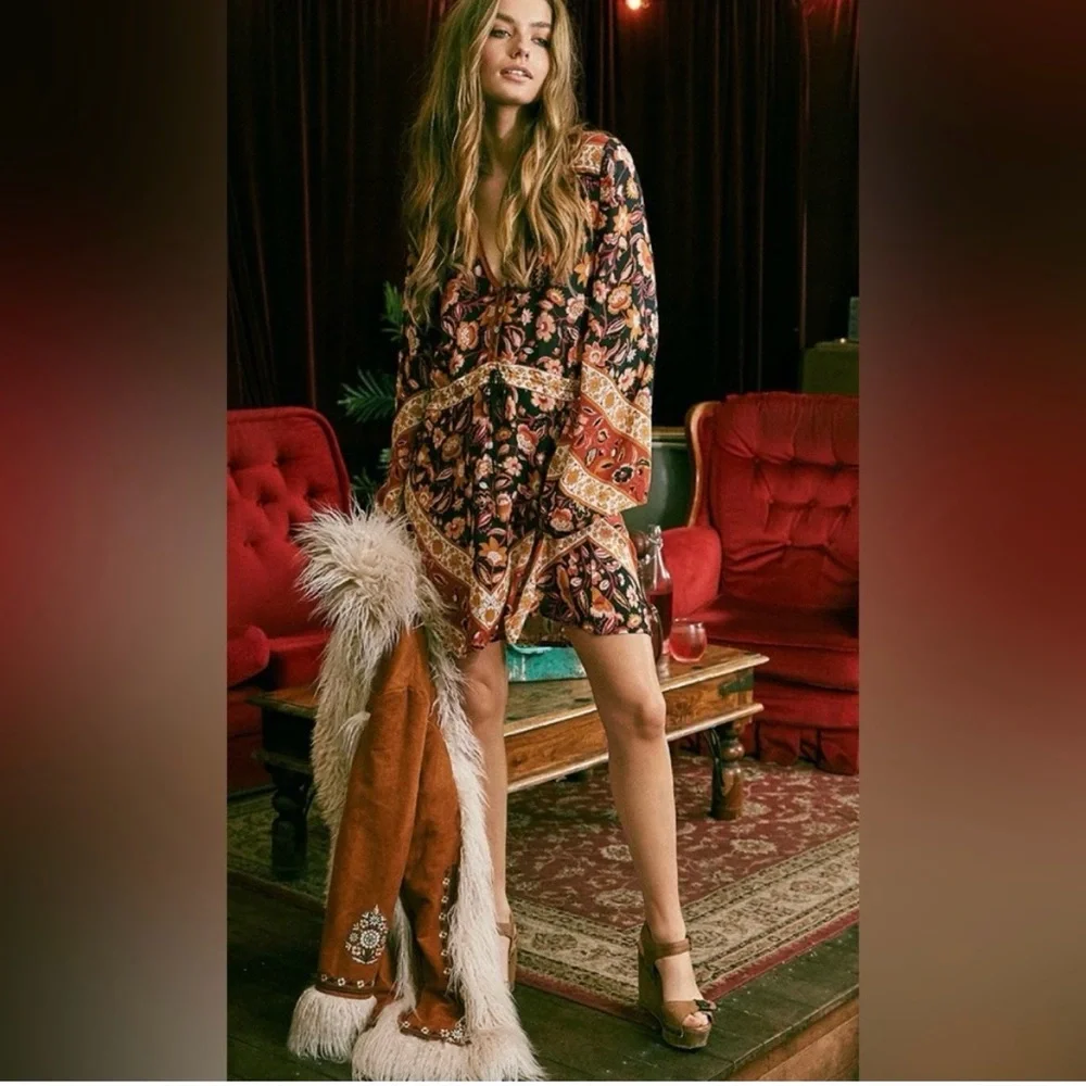 Spell Lolita sample boho play dress. Sz Small EUC - Picture 3 of 16